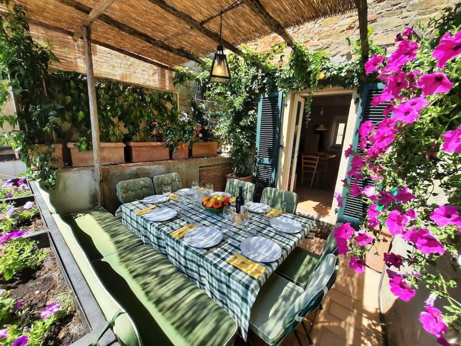 Near The Sea Big Panoramic House 2 Terraces In Lovely Village Монтияно Экстерьер фото
